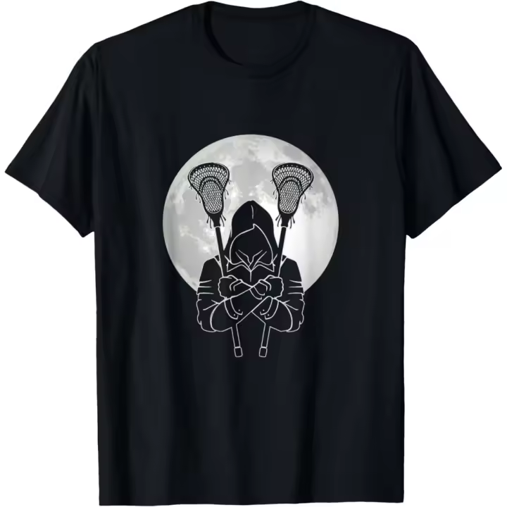 Camiseta de Manga Corta, 100% Algodón, Ropa Unisex para Hombres y Mujeres en 5 Tallas, Camiseta Negra, Cuello redondo con estampado. - 1