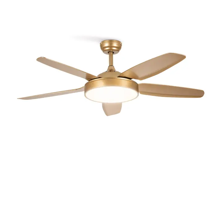 CREATE  - Ventilador Techo 40W Silencioso Ø132 cm - 6 velocidades, función verano / invierno - Cobre- WIND FLAT - 1