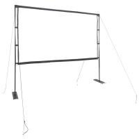 vidaXL Pantalla de proyección con soportes en dimensiones 108'' (16:9)/90'' (16:9)/89'' (1:1) y más | práctico organizador multiusos diseño compacto funcional - details 0