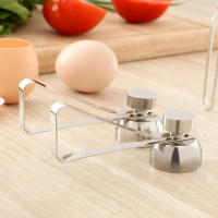 Cortador De Huevos De Acero Inoxidable Herramienta Creativa Para Cocina Afilado De Acero Cortante Abre Huevos Hervidos Y Crudos Accesorios De Gadgets Cool - details 8