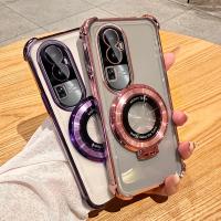 Funda Protectora Transparente Y Antichoque Para OPPO Reno 10 11 12 Realme 13 pro plus Con Soporte Magnético Y Anillo - details 1