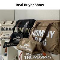 Bolso De Diaper PANGDUBE Para Padres Con Gran Capacidad Bolso De Mano Y Mochila Para Bebé Bolsa Materna Y Dad Materiales De Cuero Estilo Suits Cierre De Cremallera - details 0