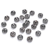 100pcs De Cuentas De Cristal Floral Mixtas De 4-10mm Para La Creación De Pulseras Collares DIY Llaveros Y Joyería De Moda - details 9