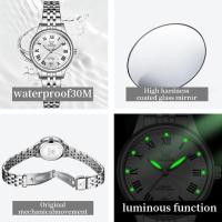 Reloj de Mujer Elegante OLEVS 5600 con Correa Acero Inoxidable, Estilo Clásico, Movimiento Cuarzo , Uso Diario, Res - details 5