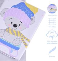 DECASATEXTIL Funda Nórdica Infantil- Cama 90- Cama 105 -Juvenil – 3 Piezas – Funda nordica, Bajera y Almohadón – Reversibles - Algodón/Poliéster- Suave Transpirable- SURFFERS Gris - details 2