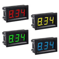 Mini Voltímetro DC 5-120V Con Pantalla Digital LED Azul Para Monitor De Batería De Motocicleta Medidor De Tensión 2-Wire 0.56 Pulgadas - details 2