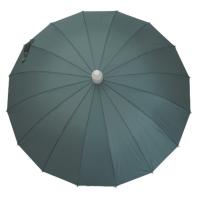Paraguas largo grande de 16 varillas con funda protectora antigoteo, estructura de fibra, antiviento y automático de 68 cm paraguas antigoteo liso unisex paraguas práctico y funcional - details 3