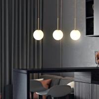 Lámpara Colgante Moderna Nórdica De PVC Dorado Para Restaurante Café Mesa De Comedor Barra Decoración De Lateral De Cama Chandelier Sencillo - details 3