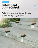 Nuevas Luces Solares Para Exteriores Luz De Pasillo Escalera Impermeables Lámparas De Pared LED Decorativas Para Jardín Y Valla - details 1