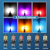 6Pcs T10 LED Canbus W5W Lámparas LED 168 194 Sin Errores Luz Interior De Coche Lámpara De Placa De Licencia 6000K Blanca 12V - details 4