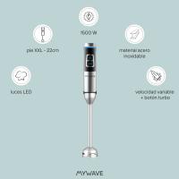 MyWave MWBTM-XXL Batidora De Mano Pie Extra Largo Saona 1500W - details 1