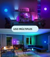 Lámpara LED RGB Sensor De Movimiento Recargable Por USB Iluminación Ambiental Para Decoración De Habitación Dormitorio Pasillo Escaleras - details 5
