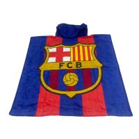 Mozuru Poncho Bebé FC Barcelona "Blaugrana" Algodón – 60 x 120 cm, la mejor opción para los pequeños fanáticos culés en algodón de alta calidad. - details 1