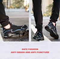 Botas De Seguridad Para Hombre Con Punta De Acero Indestructibles Zapatillas De Trabajo Zapatos De Fabricante Sin Capa Antirrápidos Y Resistente Al Agua - details 17