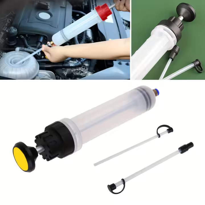 Set De 200CC De Herramientas De Extracción Manual Para Aceite De Coche Bomba De Distribución De Aceite De Automóvil Hecho De Goma Y Succión - 1