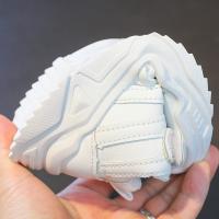 Zapatillas De Deporte Para Niños Y Niñas Blancas Transpirables Talla 26-37 Zapatos Deportivos Todoterreno Para Primavera Corrida Con Cordones Y Hebilla Material Superior De Cuero PU - details 5