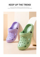 Zapatillas De Mujer Para El Verano Antideslizantes De EVA Para El Hogar Jardín Playa Exterior Con Plataforma Cómodas Y Modernas - details 12