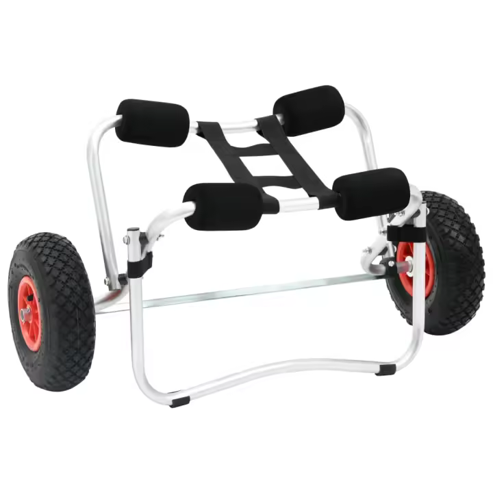 vidaXL Carritos de Kayak Aluminio Piezas Transporte Accesorio Jardín Taller Cantidad 1 unidad, 2 unidades - 1