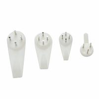 Gancho Invisible Para Pared Blanco 20pcs Plástico Para Colgar Fotografías Cuadros Y Espejos Sin Dañar La Pintura Del Techo - details 0