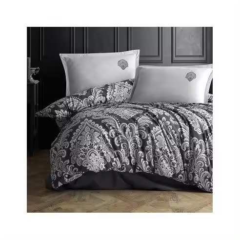 Dhestia Home Funda Nórdica 100% Algodón Turco Cierre Botones Majestic Lux de Sibiles - 1