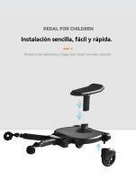 Tabla Universal 2 en 1 para Cochecitos - Reposapiés y Patinete Doble con Ruedas, Soporta hasta 25 kg, Compatible con la Mayoría de Cochecitos - Ideal para Niños a Partir de 3 Años - details 3