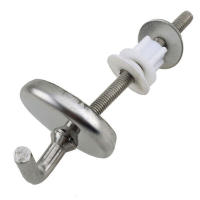 Juego De 2 Tornillos Ajustables Para Asiento De Inodoro Acero Inoxidable Parte Del Tapa De Inodoro Herramienta Manual Para El Hogar - details 4