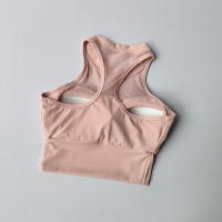 Sujetador Deportivo Para Mujer Sexy Con Aros En Malla De Secado Rápido Conjunto De Chaleco De Yoga Deporte Exterior - details 2