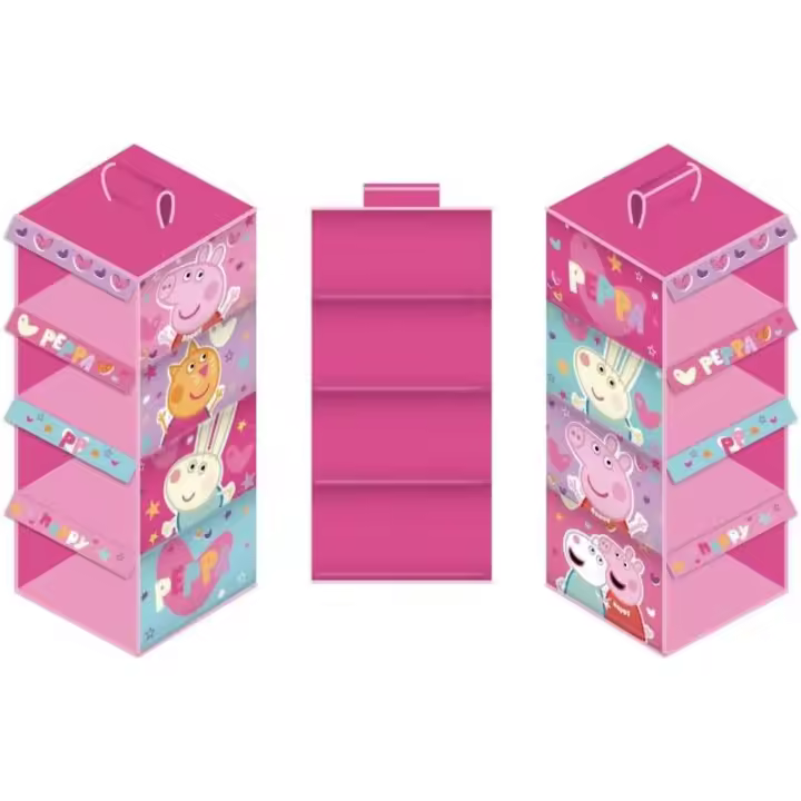 Arditex Organizador Peppa Pig Armario 4 Huecos 29 X 28 X 65 Cm - Organización Eficiente - 1