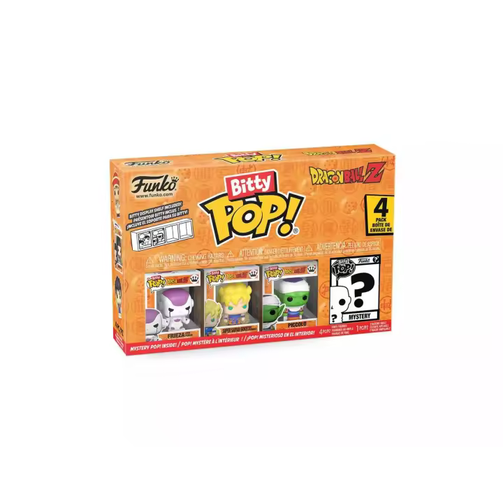 Funko Pop Bitty Dragon Ball Z Pack 4 mini Figuras con Frieza 4th Form - 1
