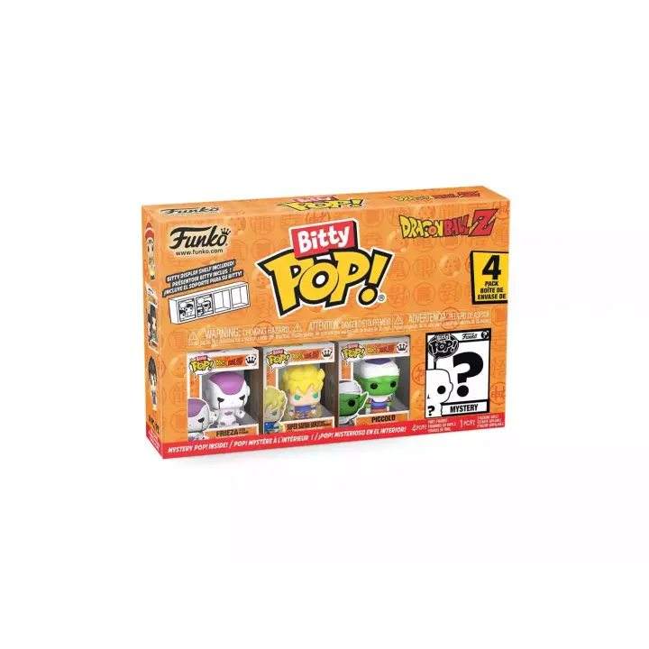 Funko Pop Bitty Dragon Ball Z Pack 4 mini Figuras con Frieza 4th Form - 1