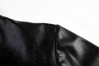 Vestido Largo De Cintura Alta Ajustado De Color Sólido Con Cuello Redondo Y Corte De Pierna Slim Para Mujer - details 5