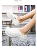 Zapatos De Cocina Para Hombres Antideslizantes Impermeables Resistente Al Aceite Antigolpes Suave Para Estar Parados Y Caminar - details 3