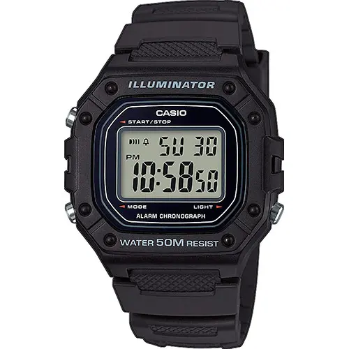 Reloj Digital Vintage Casio W-218H-1AV Original Nuevo Envio en menos de 24 horas - 1