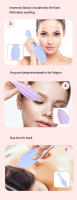 Rodillo De Piel Para Rostro Y Ojos Alwafore Herramienta De Masaje Facial Gua Sha Cuidado De La Piel Silicone No Eléctrico - details 5