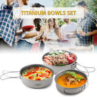 Lixada Tazas De Titanio Ultraligeras Para Camping Y Viajes Con Asas Plegables Utensilios De Cocina Al Aire Libreware De Mesa - details 20
