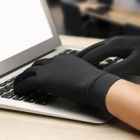 Guantes De Compresión De Cobre Para Artritis Negro Soporte De Muñeca No Eslipiente Para Hombres Y Mujeres Alivio Del Dolor De Articulaciones De Los Dedos - details 3