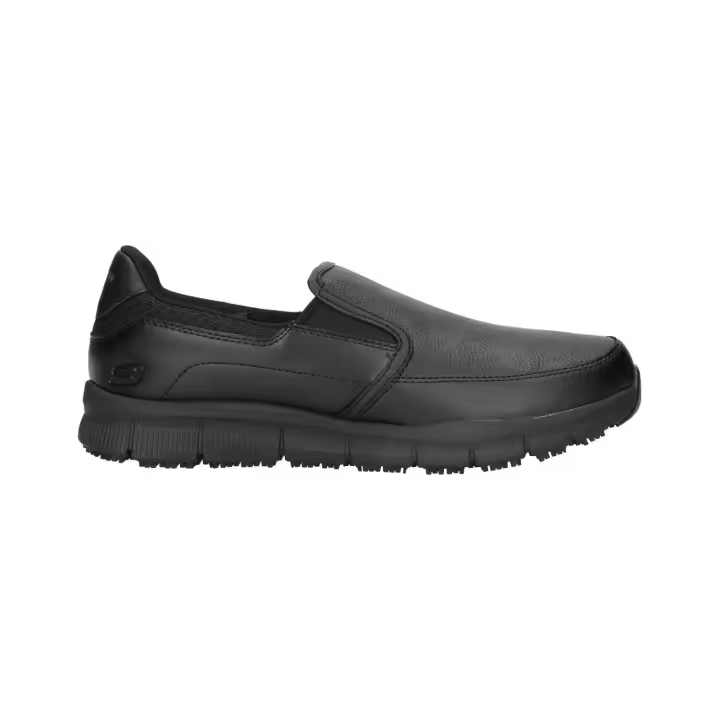 SKECHERS 77157EC BLK  Negro mocasin hombre antideslizante - 1