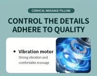 Masajeador Cervical Eléctrico Para El Cuello Cojín De Masaje Con Vibración Y Rodillazos Ergonómico Para Relajación Y Alivio Del Dolor - details 8