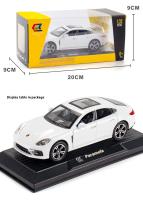 Modelo De Coche Porsche Panamera 1:32 En Escala Con Sonido Y Luz Coche De Juguete De Aleación Para Decoración De Escritorio Regalo Colección Objetos De Adorno Sin Batería Material Metálico - details 9