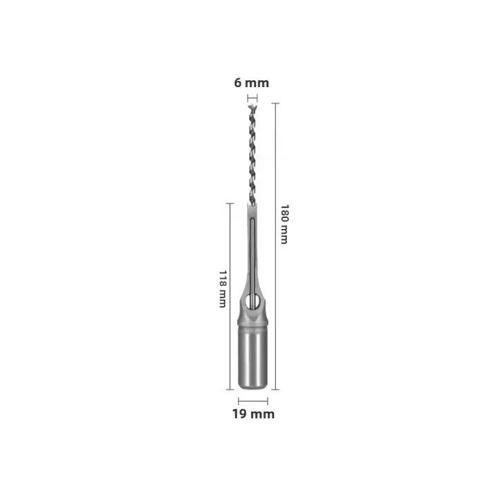1Pc Taladro De Agujeros Cuadrados HSS 6-16mm Herramientas De Carpintería Para Madera Taladro De Mortero Para Muebles DIY - 1