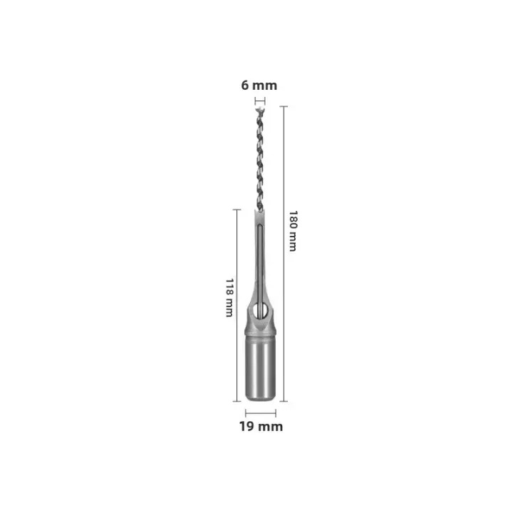 1Pc Taladro De Agujeros Cuadrados HSS 6-16mm Herramientas De Carpintería Para Madera Taladro De Mortero Para Muebles DIY - 1
