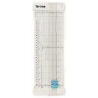 10444-19 Cortador de papel manual portátil con regla extensible– Guillotina Manual de plástico resistente, compacta y ligera – Ideal para Oficina, Escuela, Papelería o Uso Doméstico - details 0