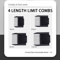 Profesional Cat Dog Hair Clipper Grooming Kit Recargable Pet Hair Trimmer Shaver Set Animales Máquina de Corte de Palo de Bajo Ruido - details 5