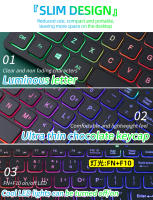Teclado M70 Slim Con Cable APAYADO Mini Teclado De Colores Brillantes Con Keycaps Transparentes Y Sonido De Click Bass RGB Para Desktop Laptop Tablet - details 1