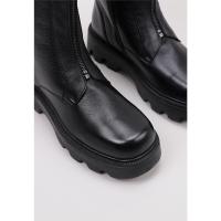 Sandra Fontán OSSOUE Botines Planos Mujer Negro - details 1