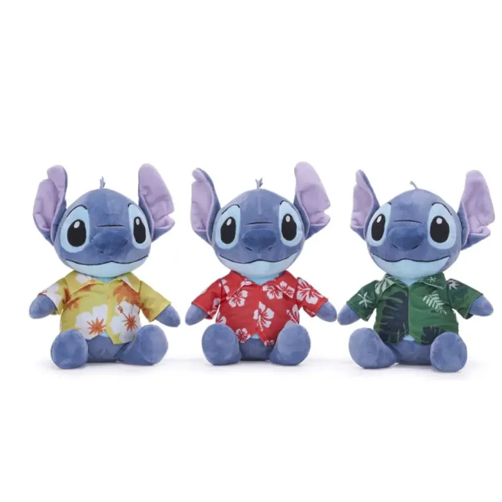 STITCH PELUCHE 3COLORES ALEATORIOS SE PUEDE QUITAR ROPA 30CM -DISNEY，precio por unidad - 1