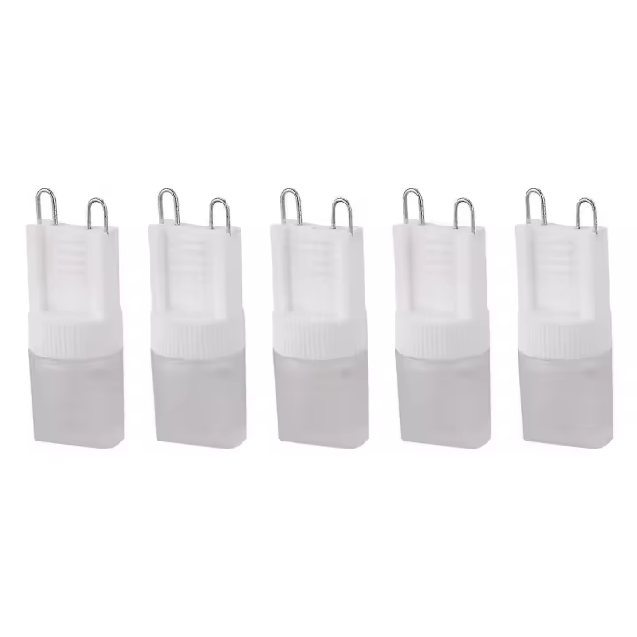 5 Unids 5x G9 Blanco Cálido 1 Bombilla Led Spot Light Lámpara 1W Ac V 220-240V de Alta Potencia - 1