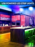 Tira De LED Bluetooth USB 5050 5V Para Iluminación De TV Y Escritorio Lámpara RGB Adhesiva Decorativa De Diodos - details 4