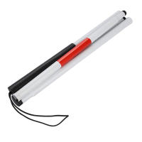 Bastón Dobladable De Aluminio Para Ciegos Y Visiblemente Deficientes Con Reflejos Bastón De Caminar De 124 Cm - details 9