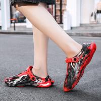 Zapatillas De Hombre Camuflaje Plataforma Exterior Verano Clogs Zapatos Mujer Playa Sandalias Hombre Suaves EVA Interior Casa Slides Amor Flip Flops - details 29